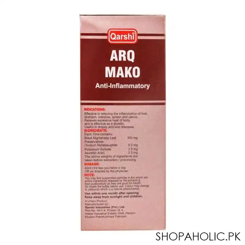 qarshi arq mako, anti inflammatory, 240ml image4