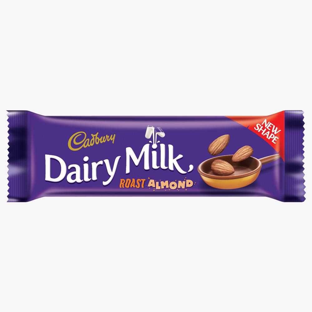 Cadbury Dairy Milk Roasted Almond Chocolate, 38g - Main Image