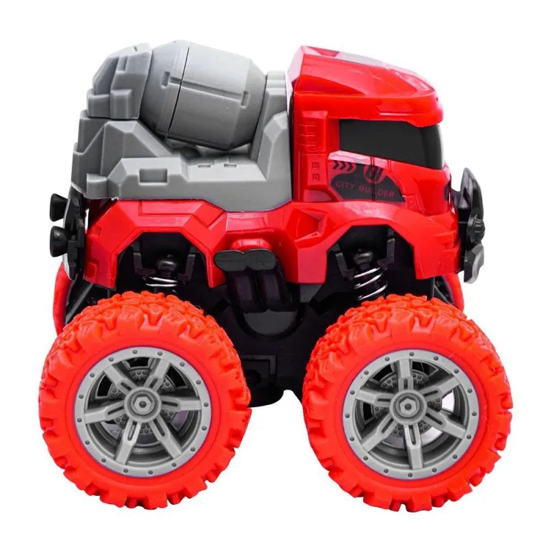 rabia toys double inertia 4wd stunt truck, red, wz 101 image2