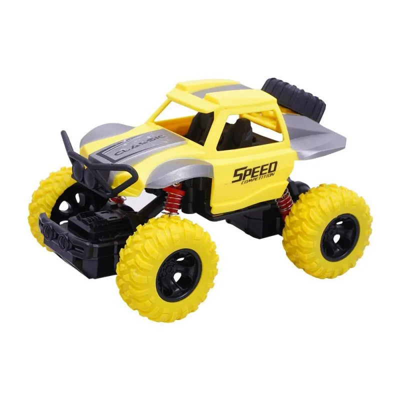 rabia toys extreme classic pull back jeep, yellow, 229 2 main image