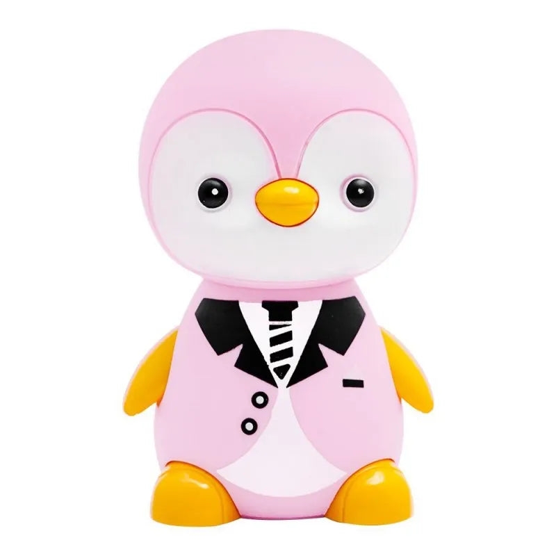 rabia toys pressing car penguin pink, x025 8c main image