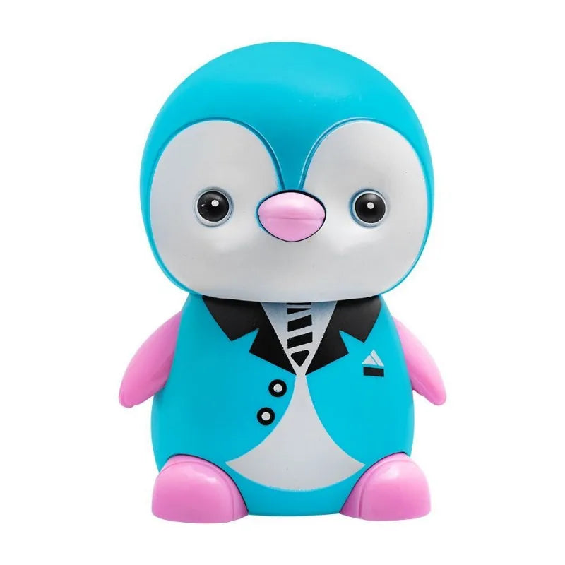 rabia toys pressing car penguin turquoise, x025 8c main image