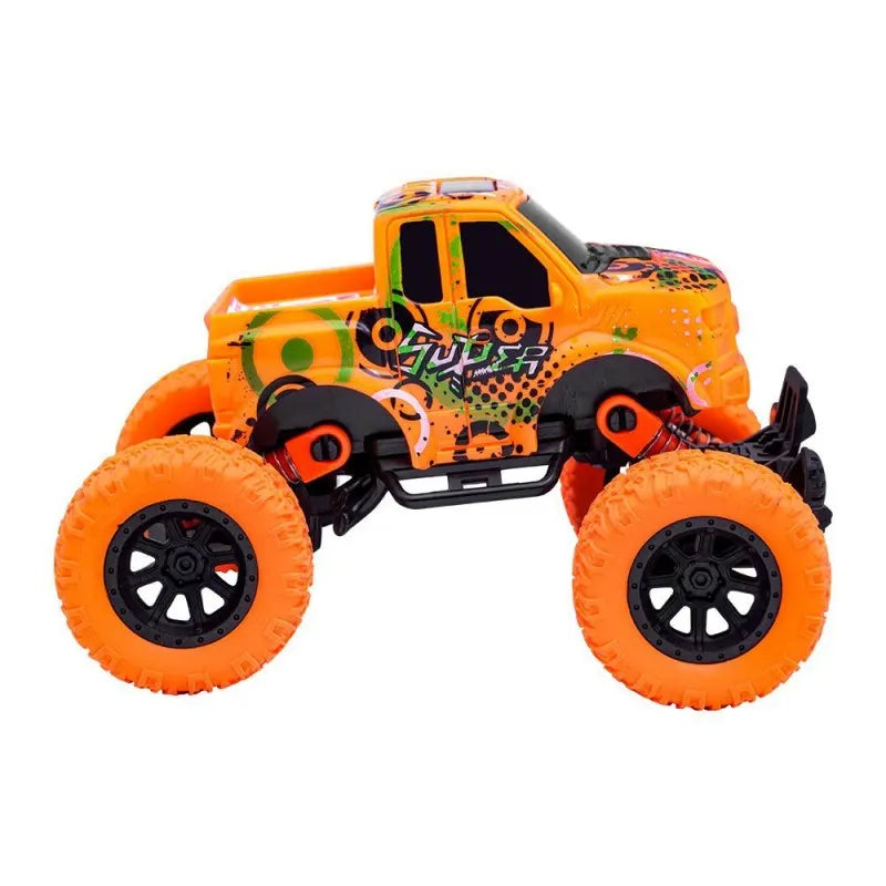 rabia toys pull back off road climbing four wheel car, orange, orc060 image2