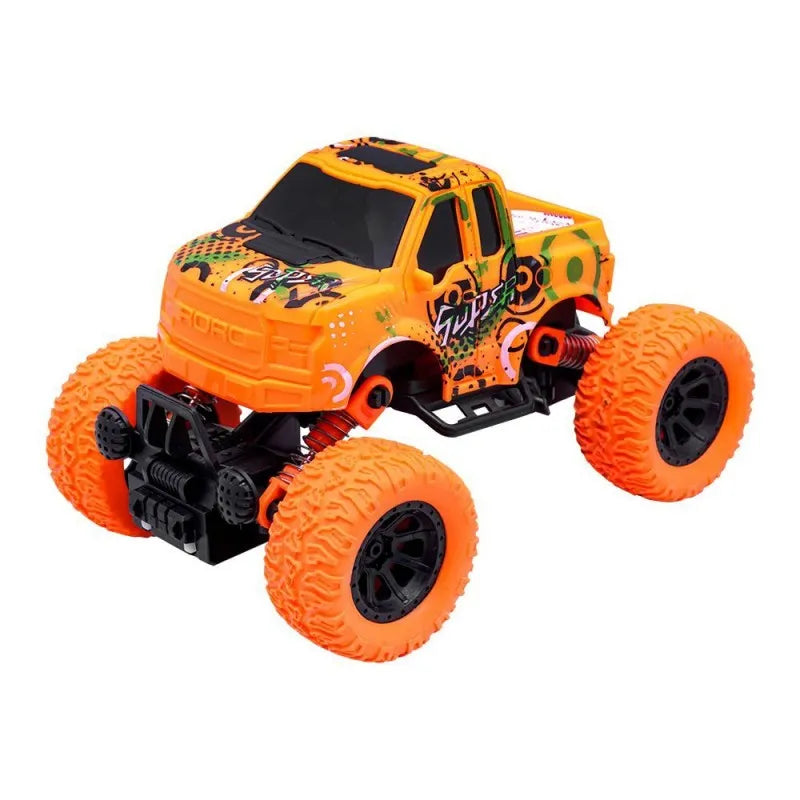 rabia toys pull back off road climbing four wheel car, orange, orc060 main image