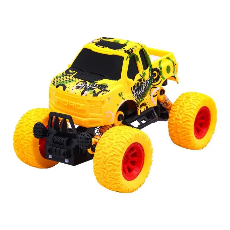 rabia toys pull back off road climbing four wheel car, yellow, orc060 main image