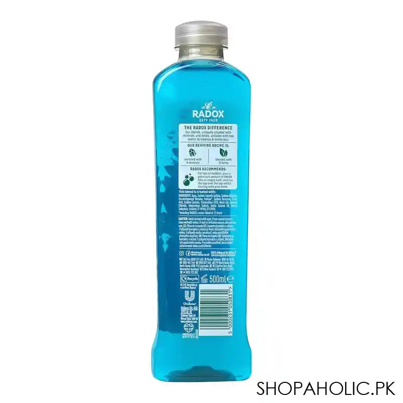 Radox Muscle Bath Soak, Blended With Sea Minerals & Sage, 500ml - Image 3