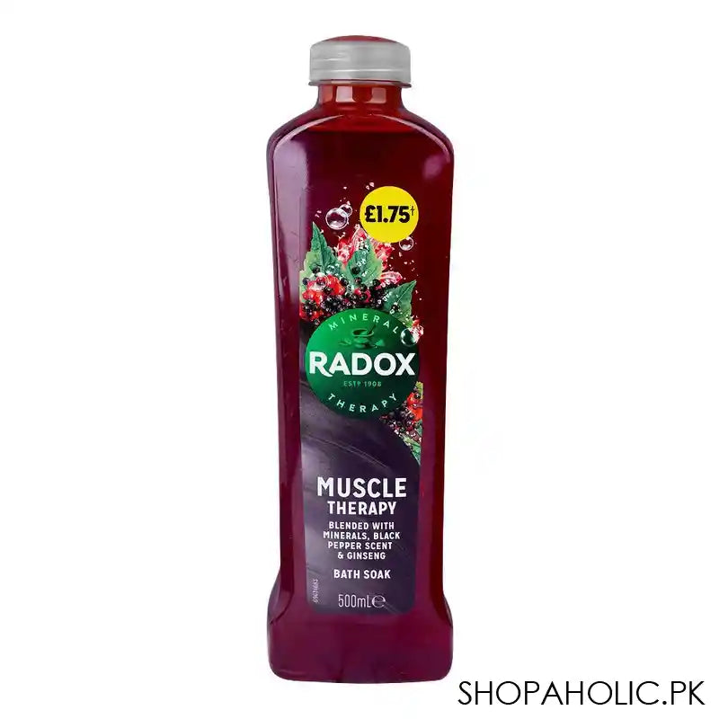 Radox Muscle Therapy Bath Soak, 500ml - Main Image