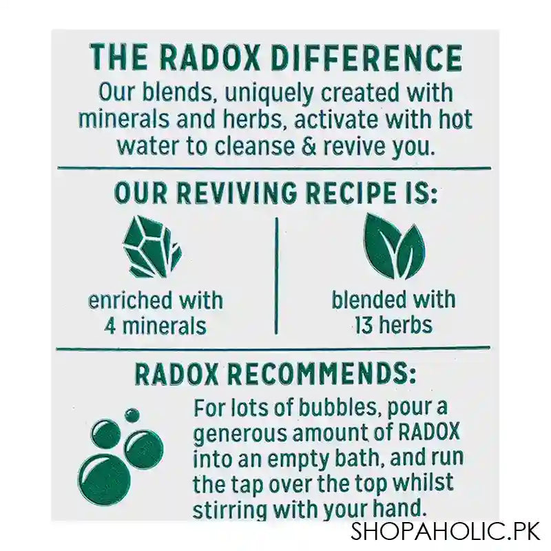 Radox Muscle Therapy Bath Soak, 500ml - Image 3