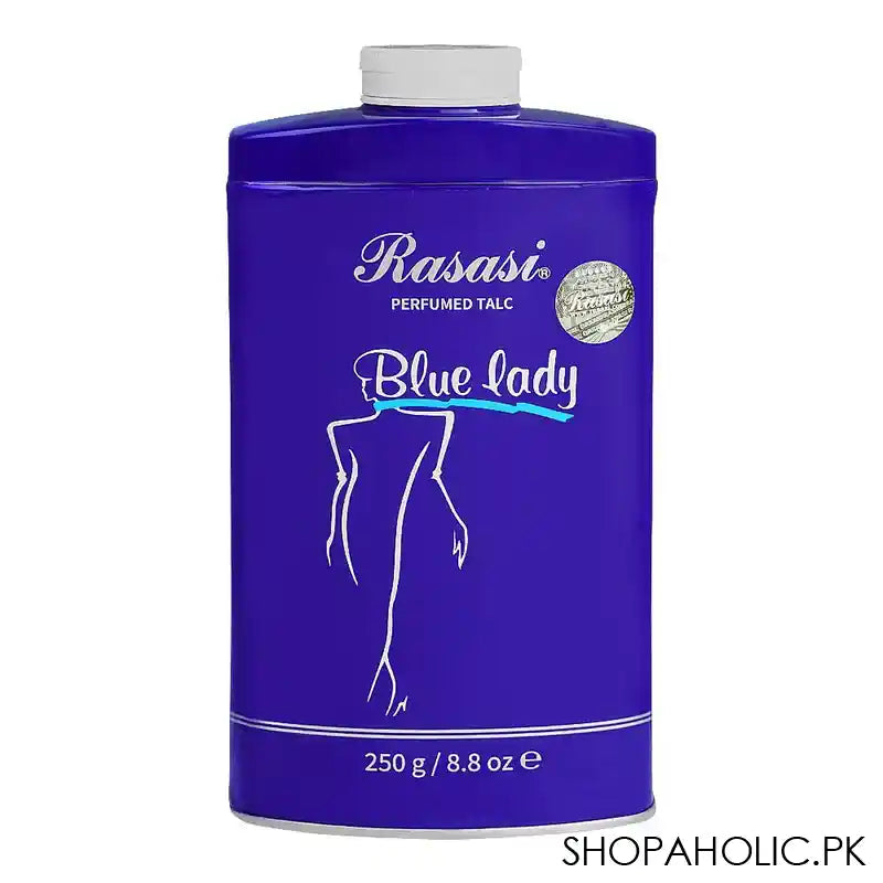 Rasasi Blue Lady Perfumed Talc, For Women, 250g - Main Image