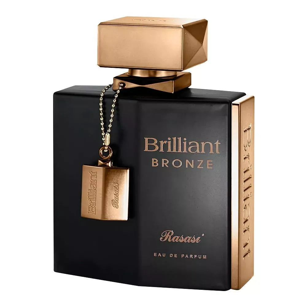 rasasi brilliant bronze eau de parfum, for men & women, 100ml main image