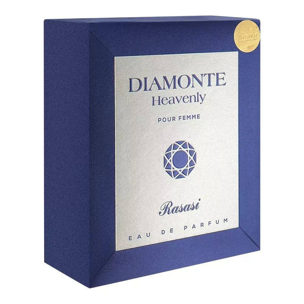 rasasi diamonte heavenly pour femme eau de parfum, for women, 100ml image2