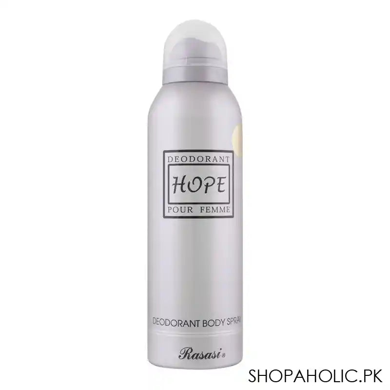 Rasasi Hope Pour Femme Deodorant Spray, For Women, 200ml - Main Image