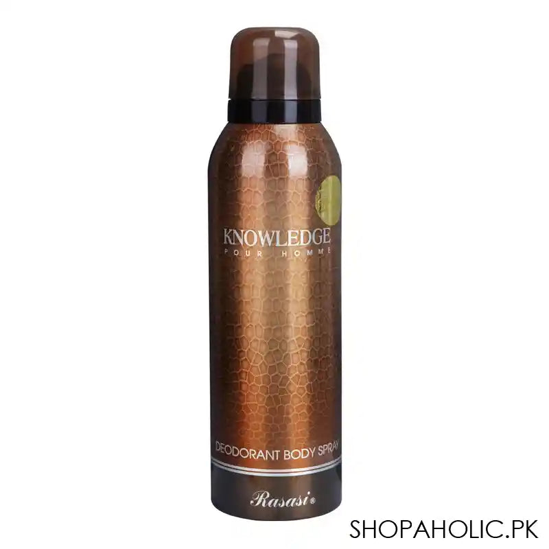 Rasasi Knowledge Deodorant Spray, For Men, 200ml - Main Image