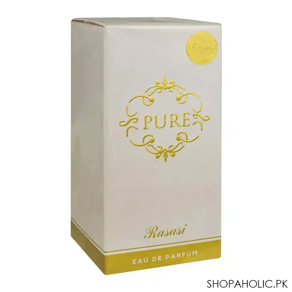 rasasi pure eau de parfum, for men, 100ml main image