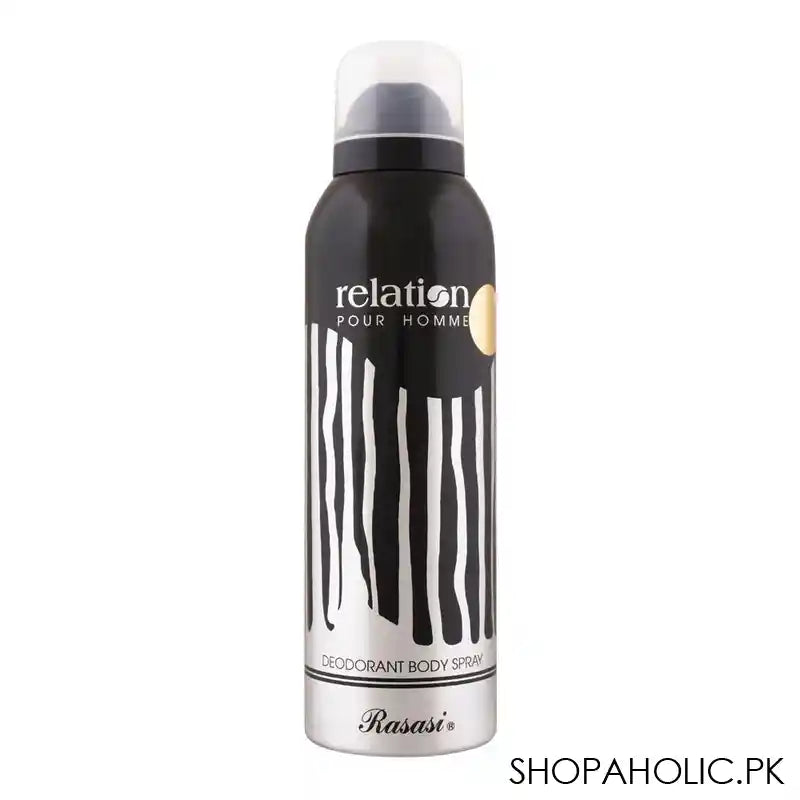 Rasasi Relation Homme Deodorant Spray, For Men, 200ml - Main Image