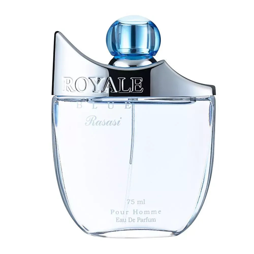 rasasi royale blue, eau de parfum, fragrance for men, 75ml main image