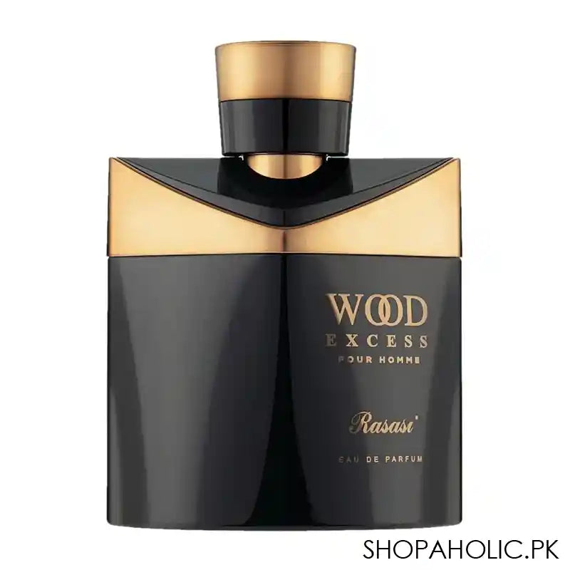 Rasasi Wood Excess Pour Homme Eau De Parfum, For Men, 100ml - Main Image