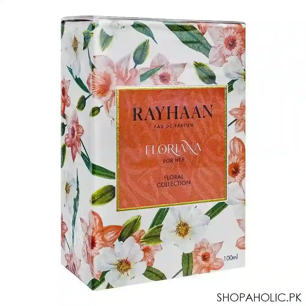 rayhaan floriana eau de parfum, for women, 100ml image2