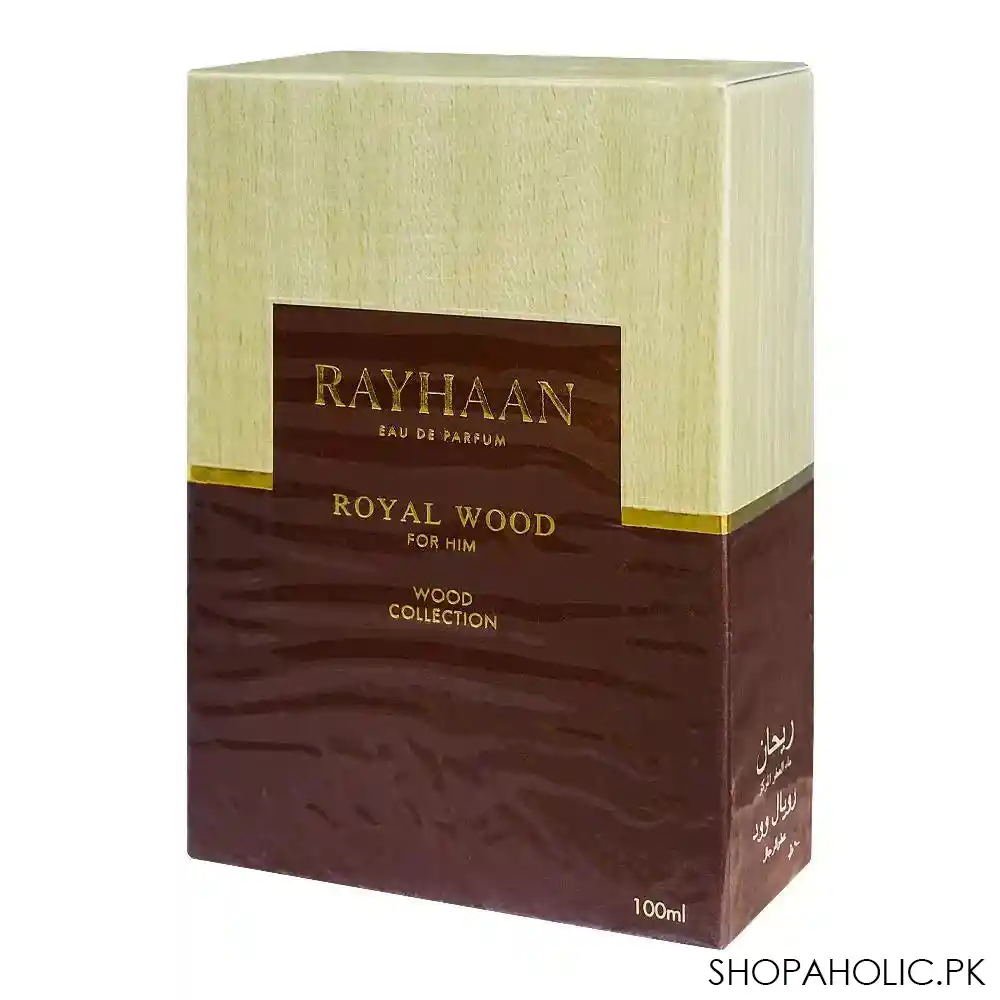 rayhaan royal wood eau de parfum, for men, 100ml image2