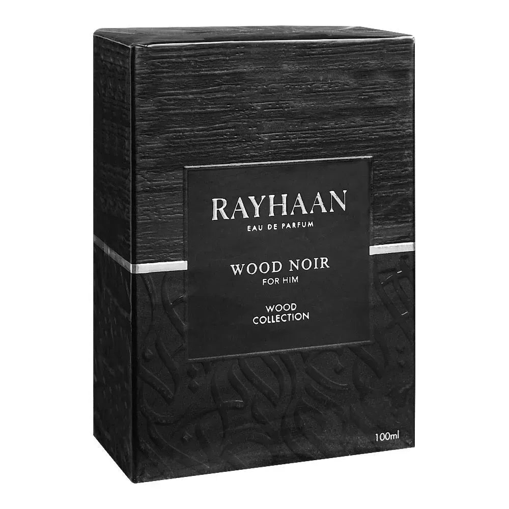 rayhaan woody noir eau de parfum, for men, 100ml image2