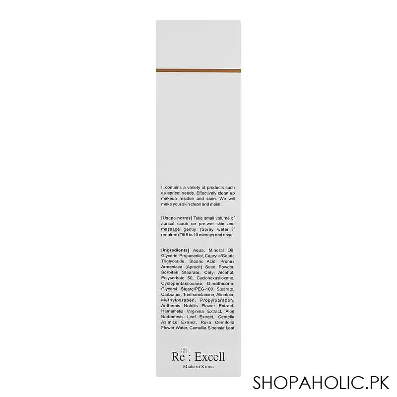 Re : Excell Face Bath & Body Apricot Scrub, 200ml - Image 2