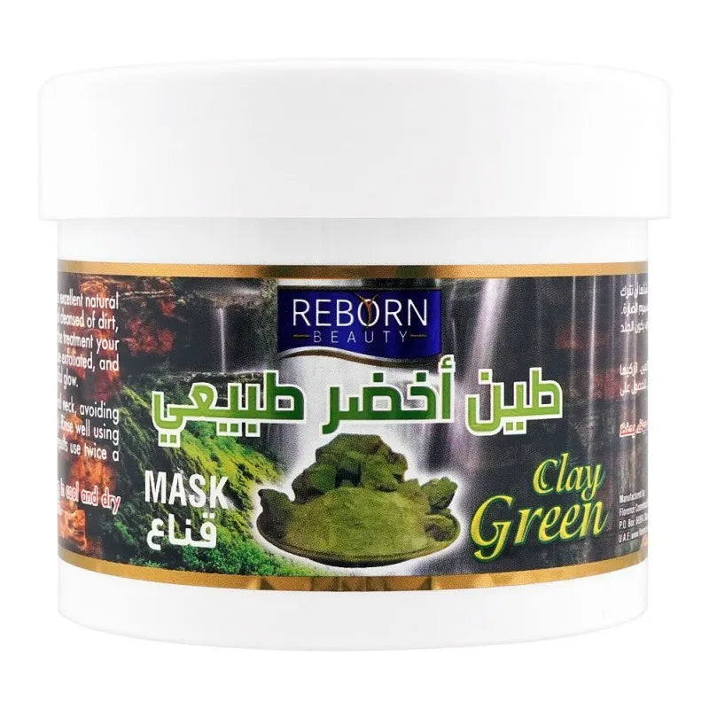 reborn beauty green clay mask, 500ml main image