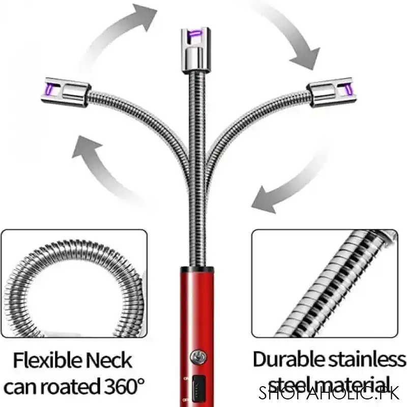 rechargable flexible electric arc lighter image2