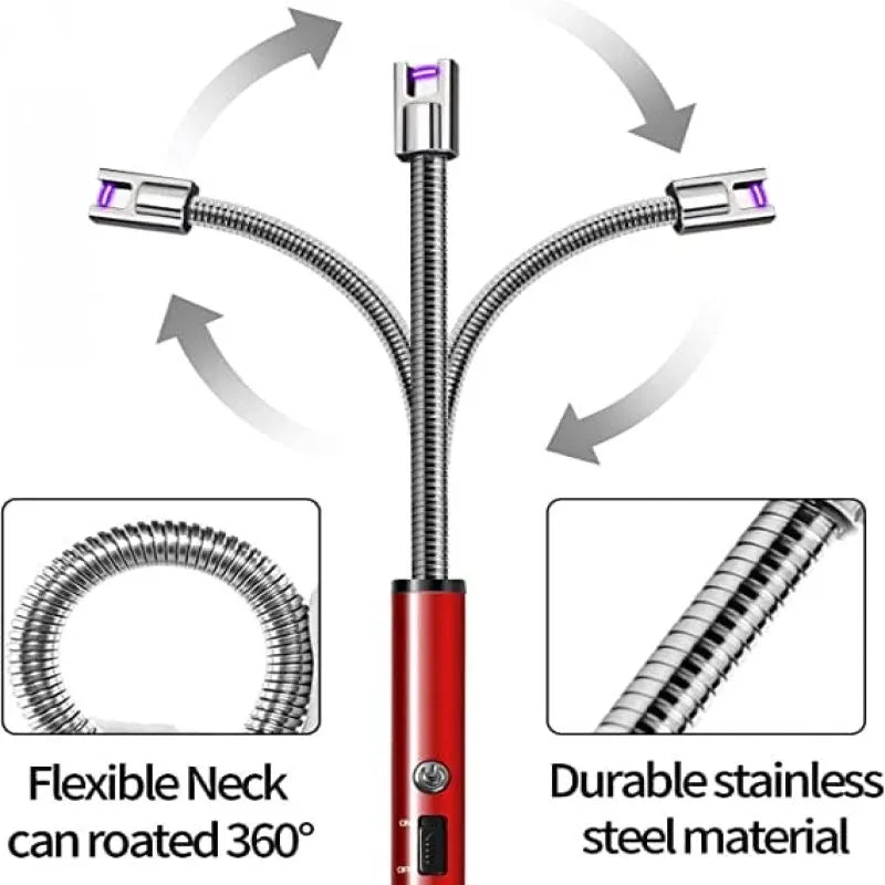 rechargable flexible electric arc lighter image2