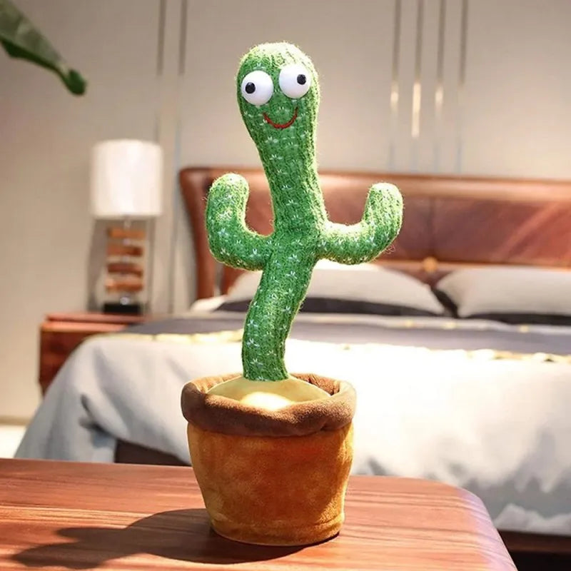 rechargeable  dancing cactus plush talkative kids toy image4