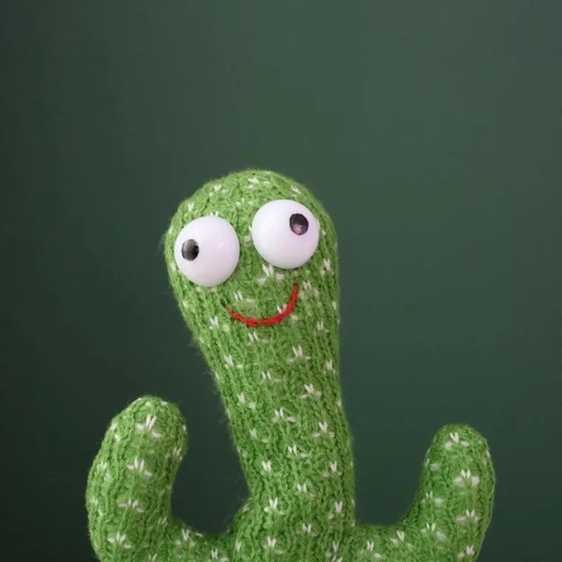 rechargeable  dancing cactus plush talkative kids toy image6