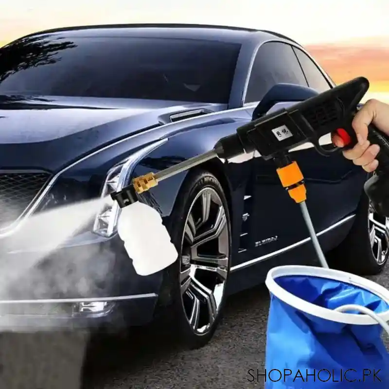 rechargeable high pressure car washing gun main image