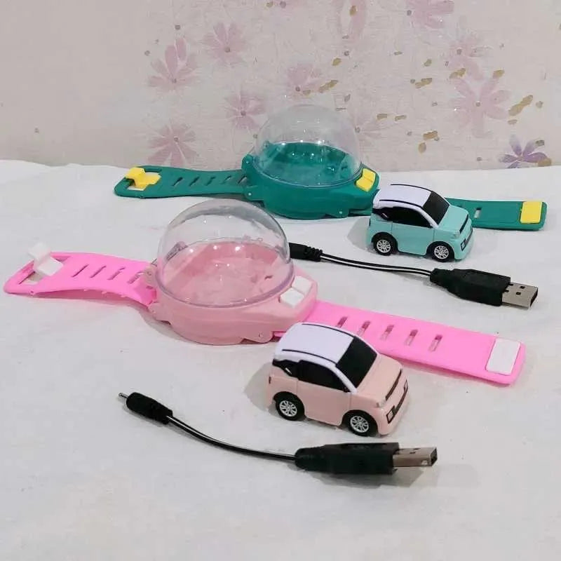 rechargeable remote control mini watch car image3