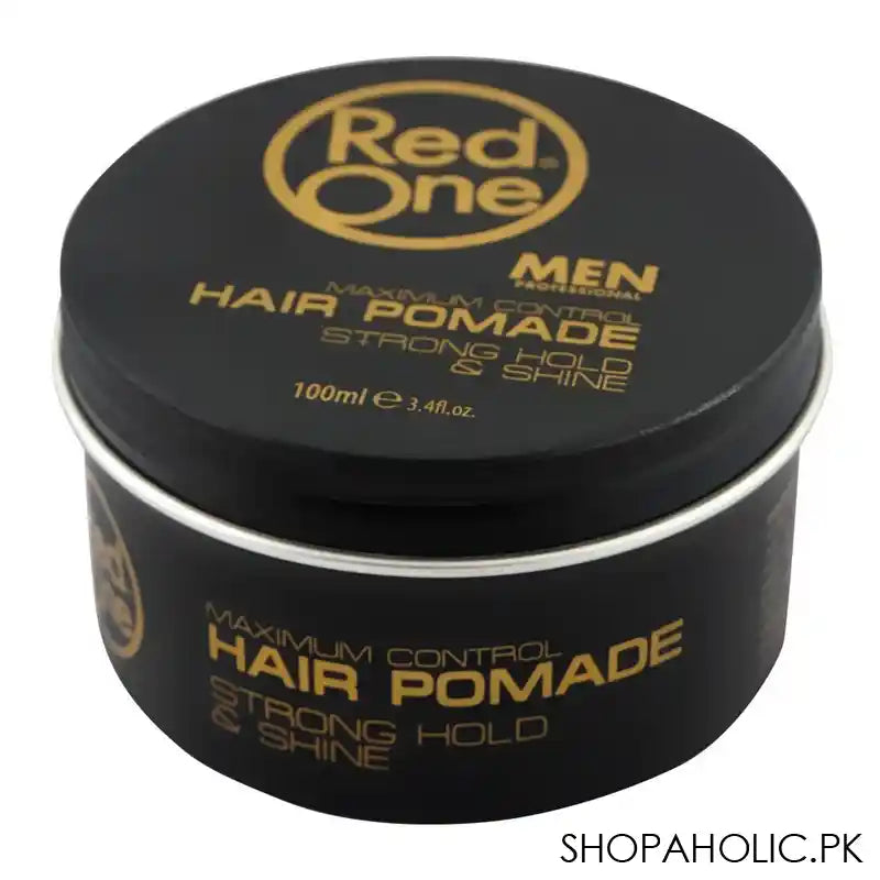 Red One Men Strong Hold & Shine Hair Pomade, 100ml - Main Image