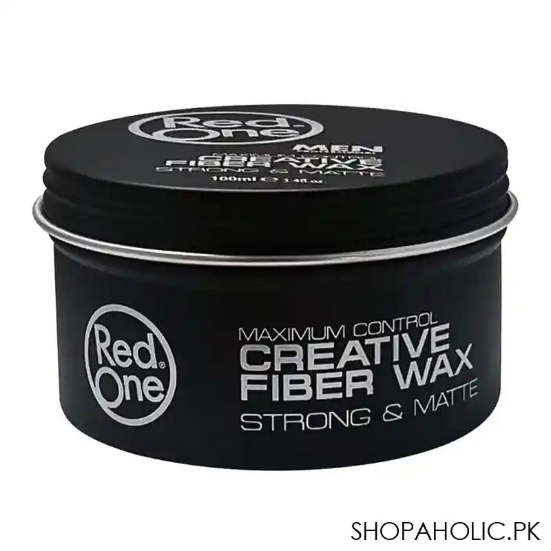 Red One Men Strong & Matte Creative Fiber Hair Wax, 100ml - Main Image