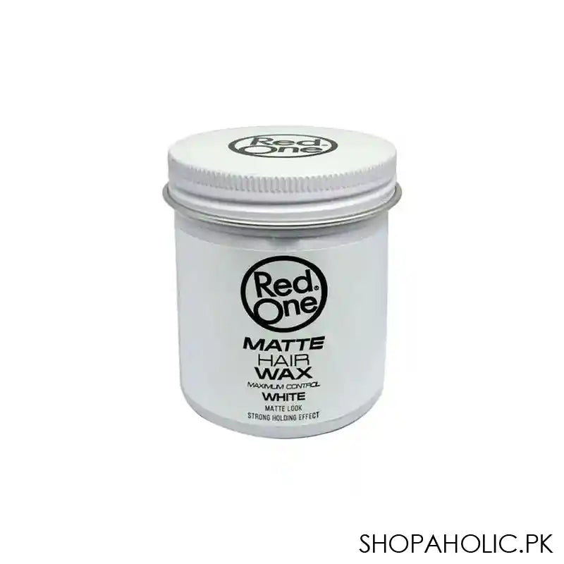 Red One White Matte Hair Wax, With Maximum Control, 100ml - Main Image