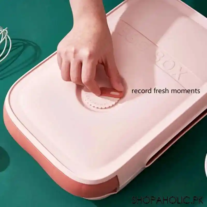 refrigerator large capacity rolling egg storage box image4