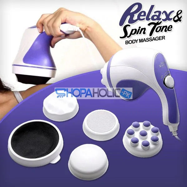 relax & spin tone handheld massager image2