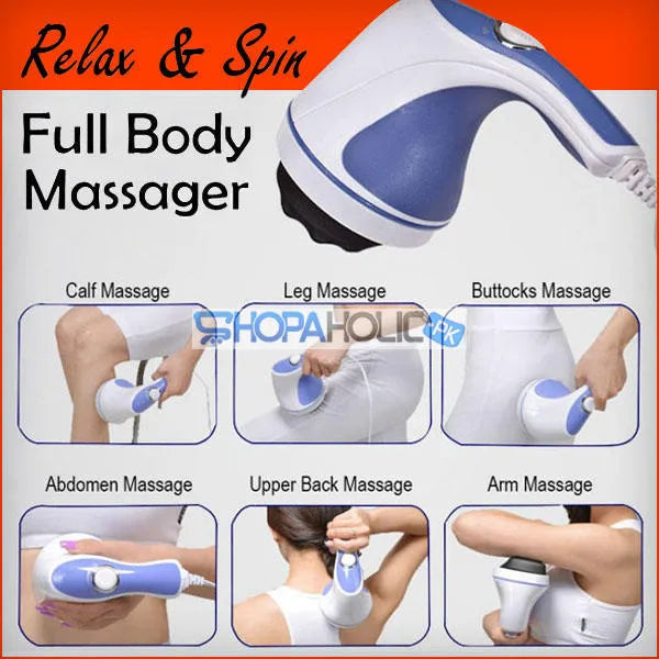 relax & spin tone handheld massager main image