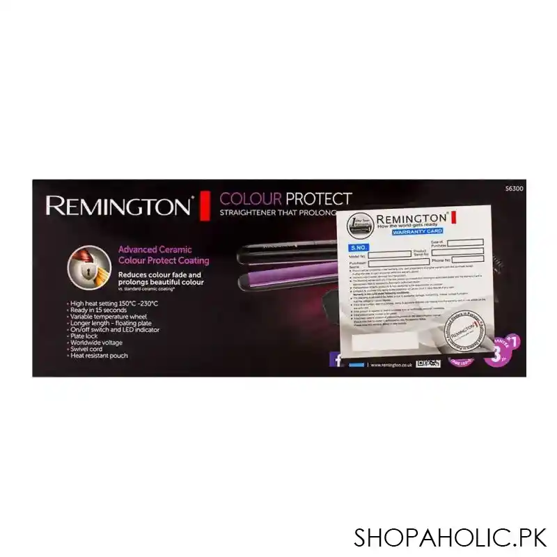 remington color protect hair straightener s6300 image3