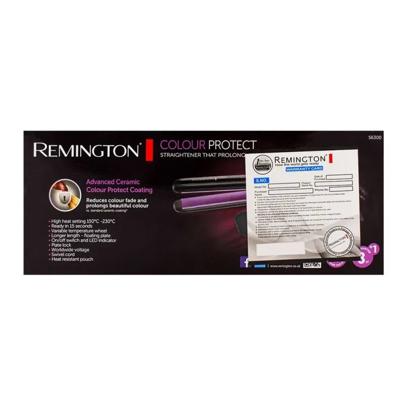 remington color protect hair straightener s6300 image3