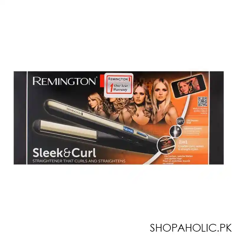 remington hair straightener sleek & curl s6500 image2