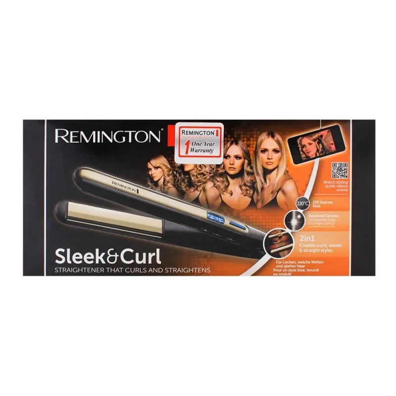 remington hair straightener sleek & curl s6500 image2