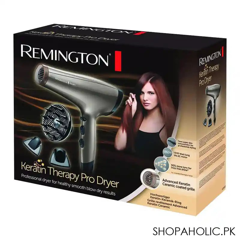 Remington Keratin Therapy Pro Hair Dryer, 1850W, AC8000CN - Main Image