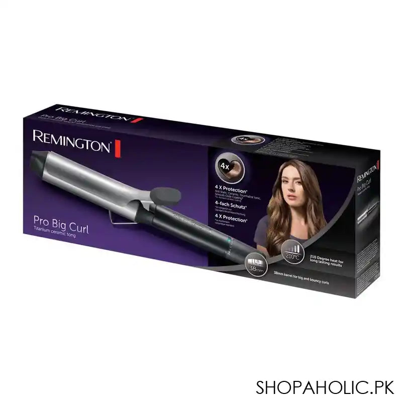 Remington Pro Big Titanium Ceramic Curl Tong, CI5538 - Main Image