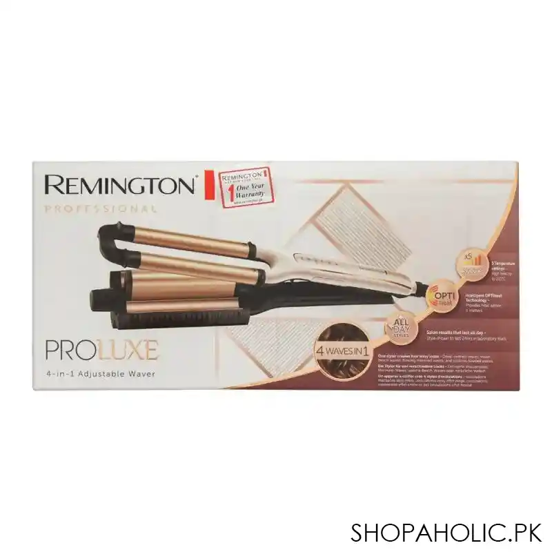 remington proluxe 4 in 1 adjustable waver, ci91aw image2