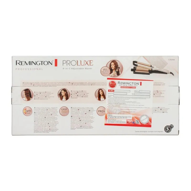 remington proluxe 4 in 1 adjustable waver, ci91aw image3