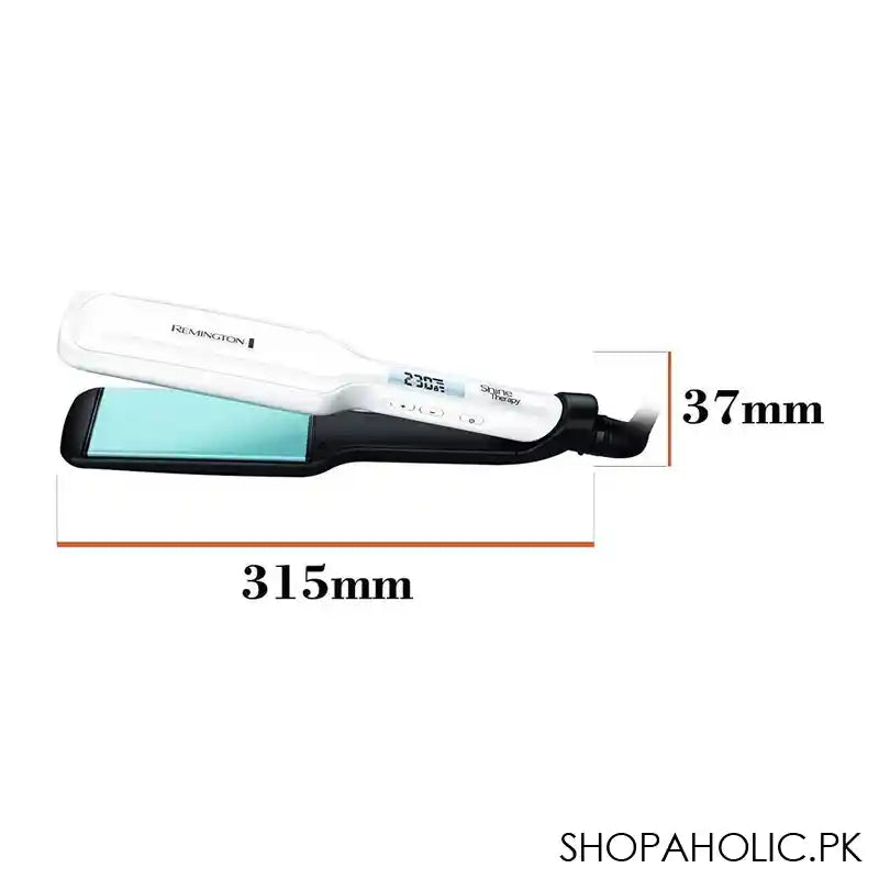 Remington Shine Therapy Wide Plate Hair Straightener, S8550 - Image 6