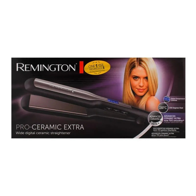 remington straight extra wide plates advanced ceramic hair straightener s5525 image2