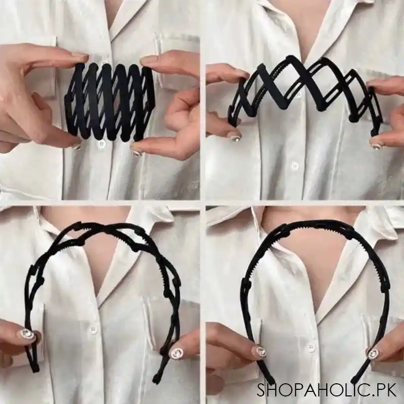 retractable pocket hair band image3