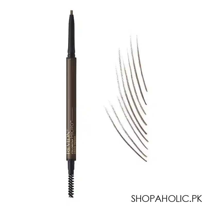 Revlon Color stay Micro Brow Pencil, 456 Dark Brown - Main Image